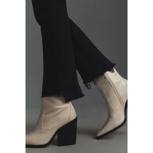 Anthropologie MOTHER The Insider Crop Step Fray Jeans Size 23 - Picture 3 of 9